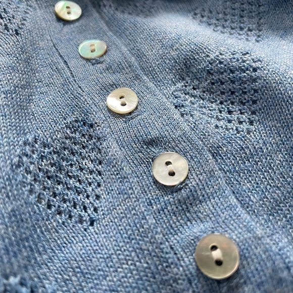 Yuca Paris Knit Pointelle Top NWT - Picture 11 of 12